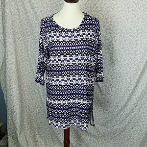 Plus size Philosophy tunic top